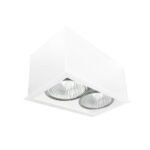 Shilo Cage plafonska lampa bela