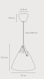 Design For The People Strap 27 visilica opal bela - Slika 2