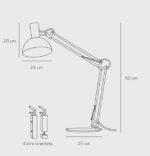 Design For The People Arki stona lampa crna - Image 2