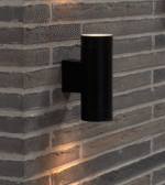 Nordlux Tin Maxi Double spoljašnja zidna lampa crna