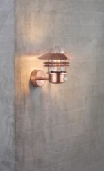 Nordlux Blokhus Up spoljašnja zidna lampa sa senzorom bakar