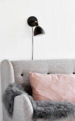 Nordlux Ray zidna lampa crna