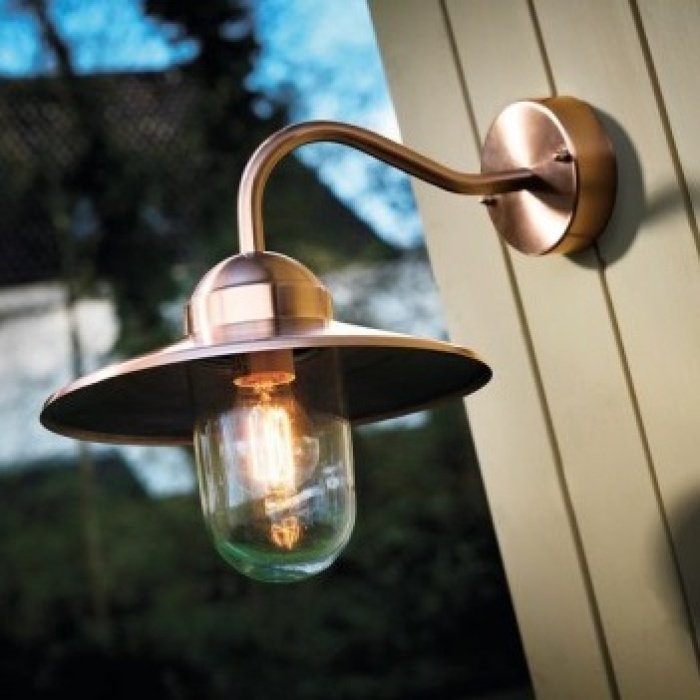 Nordlux Luxembourg spoljašnja zidna lampa bakar - Slika 3