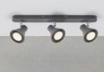 Nordlux Eik 3-Spot reflektor nadgradna rasveta siva