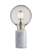 Nordlux Siv Marble stona lampa bela - Image 3