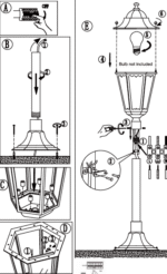 Nordlux Cardiff Spoljašnja Rasveta za Dvorište Crna - Slika 3