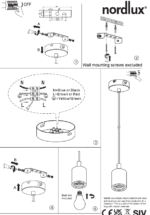 Nordlux SIV White Visilica - Slika 2