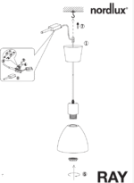 Nordlux Ray 2-kit visilica hrom - Slika 2