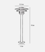 Nordlux AMALIENBORG Galvanized Spoljasnja Podna - Slika 2