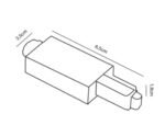 Nordlux Link adapter bočni šinska rasveta crna - Image 2