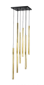 Amplex AKADI – Luster 8 Visilica Crna