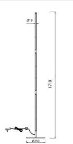 Mantra TORCH Matt Black Podna - Image 2