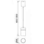 Mantra ARUBA Silver Visilica - Slika 3