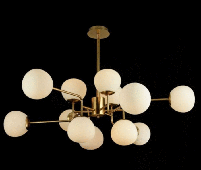 Maytoni Erich luster mesing-bela 40W - Image 1