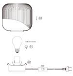 Nordlux Milford stona lampa prirodna - Image 3