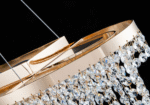 Maytoni Toils unutrašnji luster zlatni 60W - Image 4