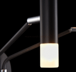 Maytoni Vigo unutrašnja zidna lampa crna 25W - Slika 4