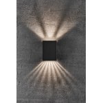 Nordlux Fold 10 spoljašnja zidna lampa crna
