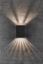 Nordlux Fold 10 spoljašnja zidna lampa crna