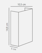 Nordlux Fold 10 spoljašnja zidna lampa bakar - Slika 2
