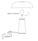 Design For The People Glossy stona lampa opalno bela - Slika 2