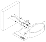 Maytoni TRAME Black Zidna - Slika 2