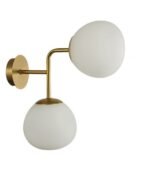Maytoni Erich zidna lampa mesing-bela 40W - Slika 4