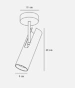Design For The People MIB plafonska lampa bela - Slika 2