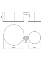 Altego RE21174 Visilica Bela 2 100cm