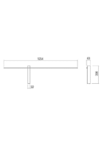 Altego RE21224 Zidna Lampa Bela
