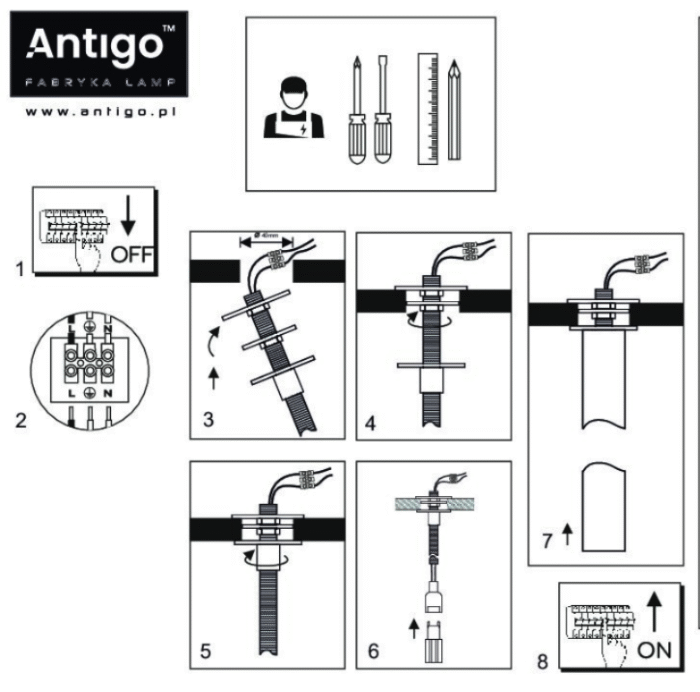 Antigo ALHA T White Plafonska - Image 3