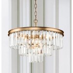 Maytoni Revero visilica mesing-staklo E14x7 40W