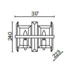 Maytoni Cerezo unutrašnja zidna lampa hrom 40W - Slika 2