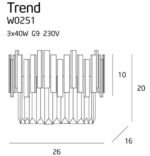 MaxLight TREND Gold Zidna - Slika 2