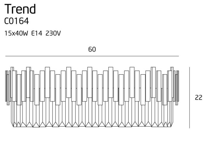 MaxLight TREND Gold Plafonska - Slika 3
