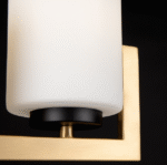 Maytoni Fortano unutrašnja zidna lampa crno-mesingana 40W - Slika 5