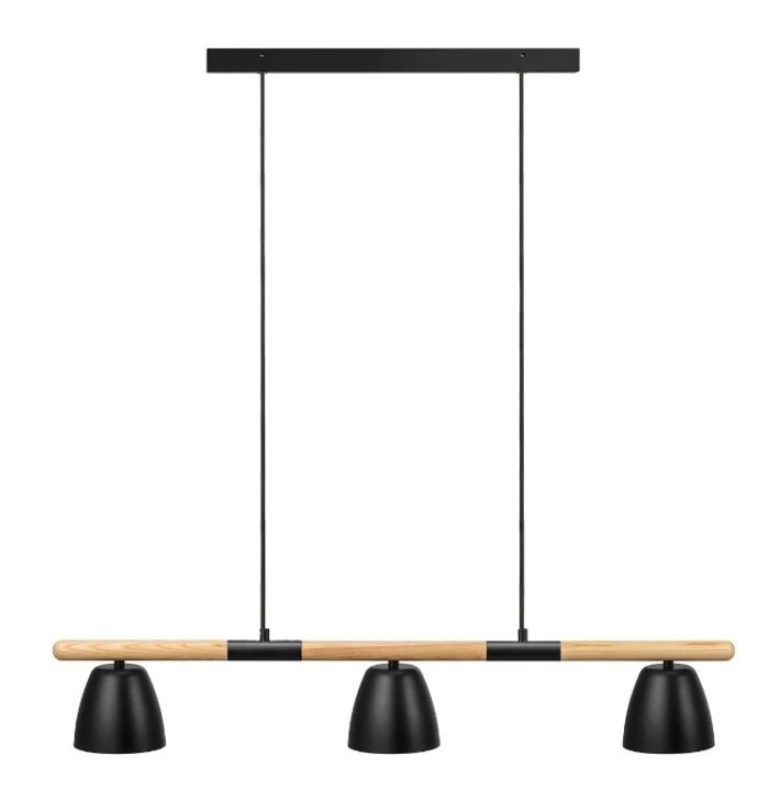 Nordlux Theo 3-rondel visilica crna - Slika 4