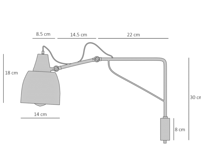 Artera SOHO S Black Zidna - Slika 2