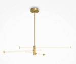 Maytoni Axis unutrašnja plafonska lampa zlatna 3000K 40W