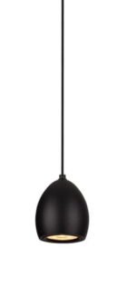 MaxLight COMET ROUND Black Visilica - Slika 4
