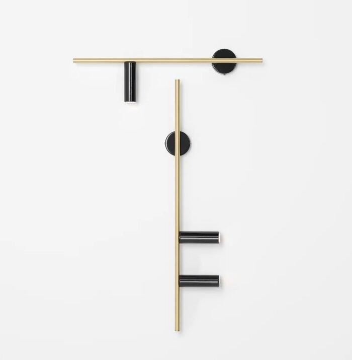 Artera TREVO LEFT Black - Brass Zidna - Slika 5