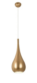MaxLight DROP Matt Gold Visilica - Slika 3