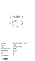 Altego RE001-01-1528 zidna lampa - Slika 3