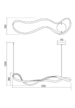 Altego RE001-01-1531 visilica bela 4000K - Slika 2