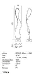 Altego RE001-01-1532 podna lampa - Slika 3