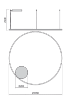 Altego RE001-01-1716 visilica 3000K - Slika 3