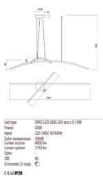 Altego RE001-01-2102 visilica crna - Slika 3