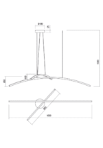 Altego RE001-01-2102 visilica crna - Slika 2