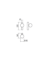 Altego RE001-01-2372 zidna lampa - Slika 2