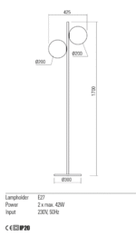 Altego RE001-01-2651 podna lampa - Slika 3